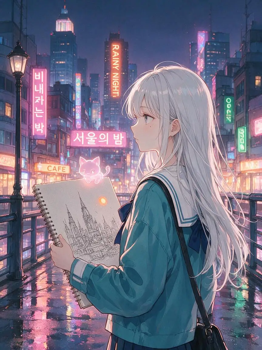 Neon bridge